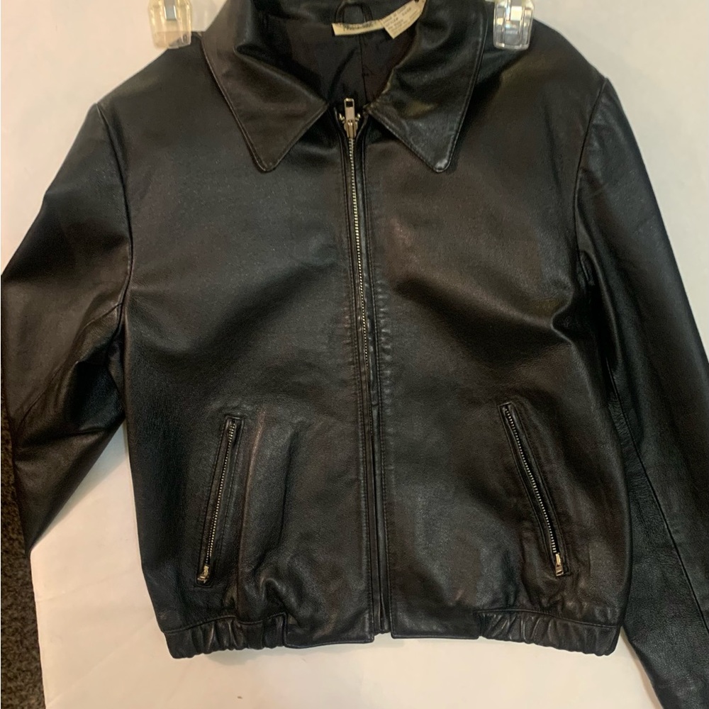 Newport News Black Leather Jacket